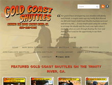 Tablet Screenshot of goldcoastshuttles.com